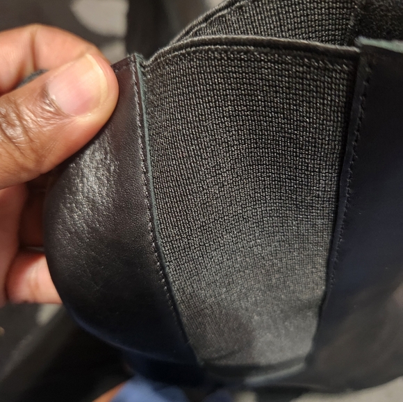 Steve Madden Millie Leather Boot Goth Witchcore Grunge Size 8.5 Chunky Lug Heel - Picture 10 of 10